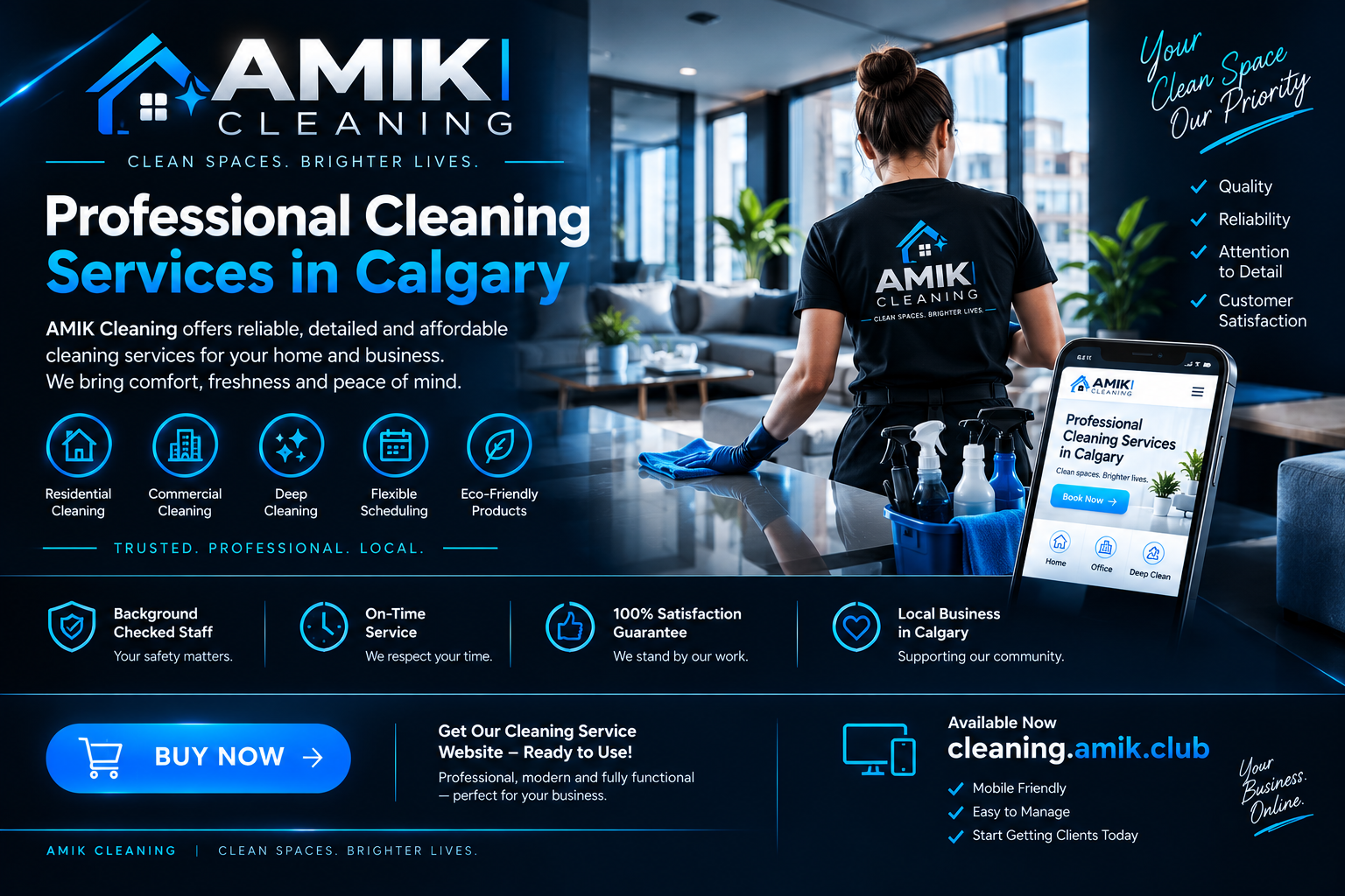Ready-Made Cleaning Website — Available for Purchase